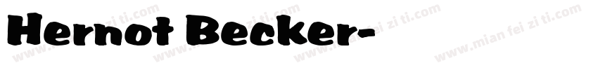 Hernot Becker字体转换